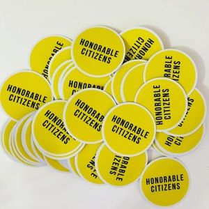 NEW 2.5” UV vinyl Honorable Citizens Sticker